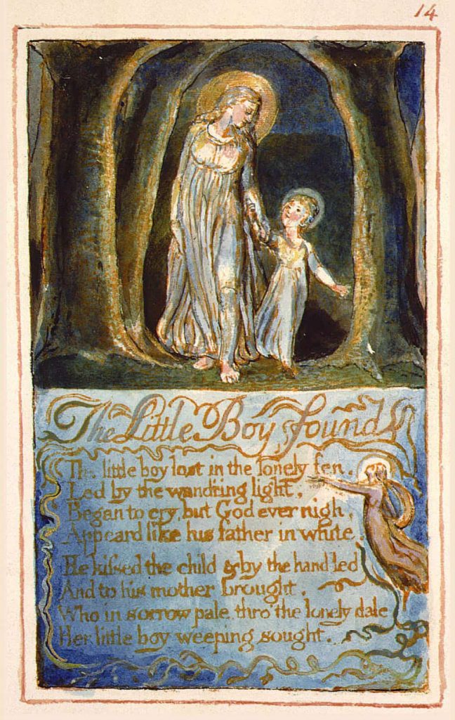the little boy found william blake